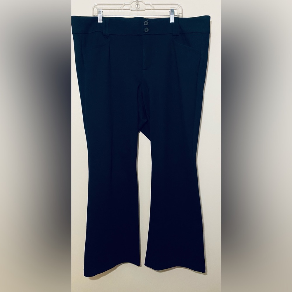 EUC - Studio Ponte High-Rise Trouser Boot-Cut Pants Size 22R - Picture 2 of 8